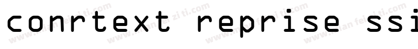 conrtext reprise ssi字体转换